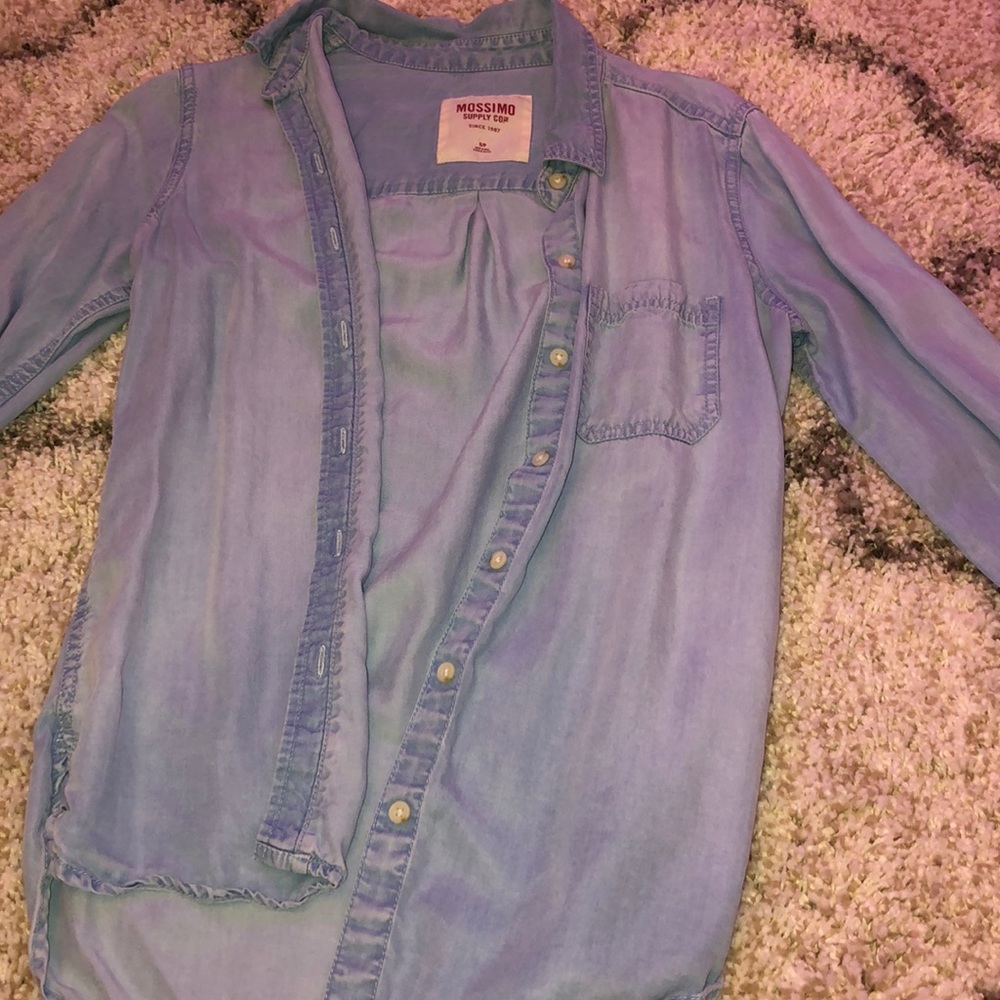 Jean button down